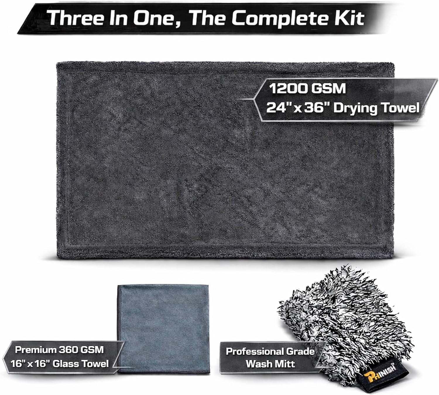 24x36 Car Drying Towel 1200 GS - Microfiber Towel Detailing ulasan dan harga