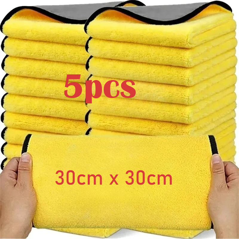 Double Sides Car Microfiber Cl - Microfiber Towel Detailing ulasan dan harga
