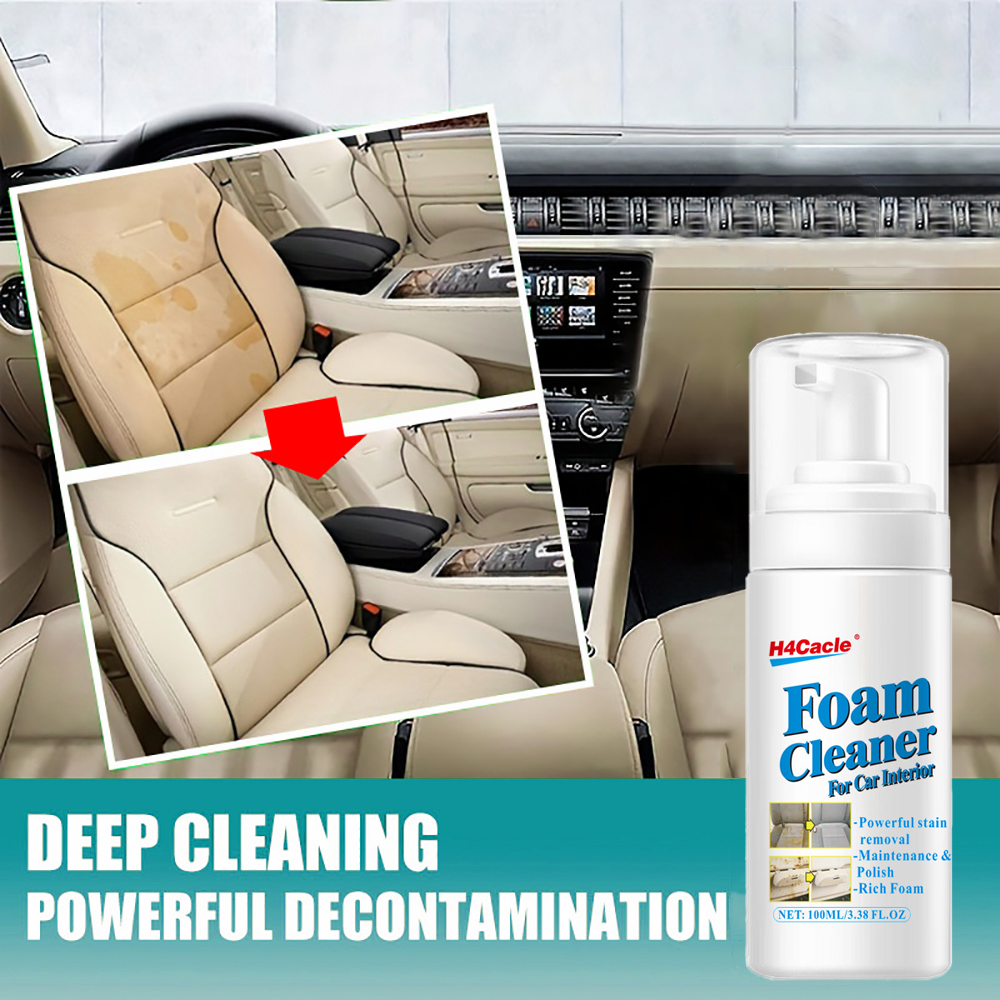 Car Interior Stain Foam Cleane - Leather Cleaner Interior ulasan dan harga