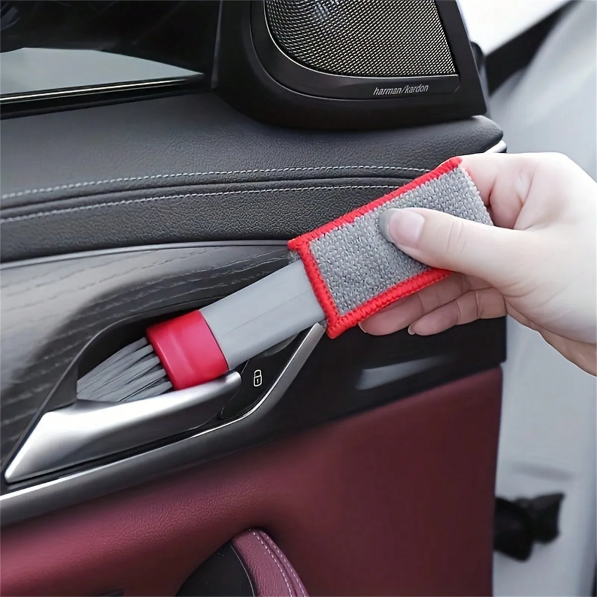 1pc Double-Headed Brush, Car A - Car Cleaning Brush ulasan dan harga