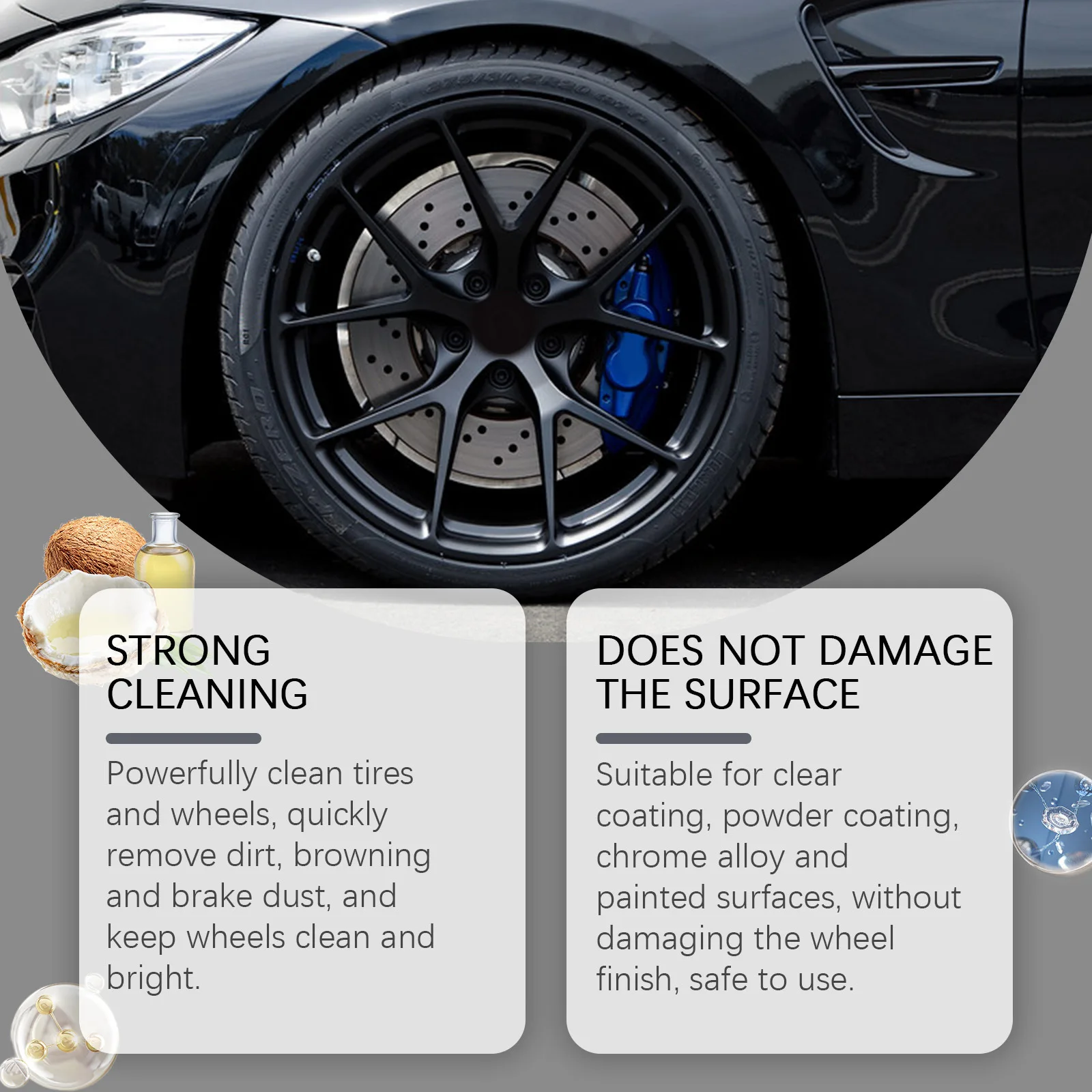 Professional Wheel Tire Cleane - Wheel Cleaner Alloy ulasan dan harga
