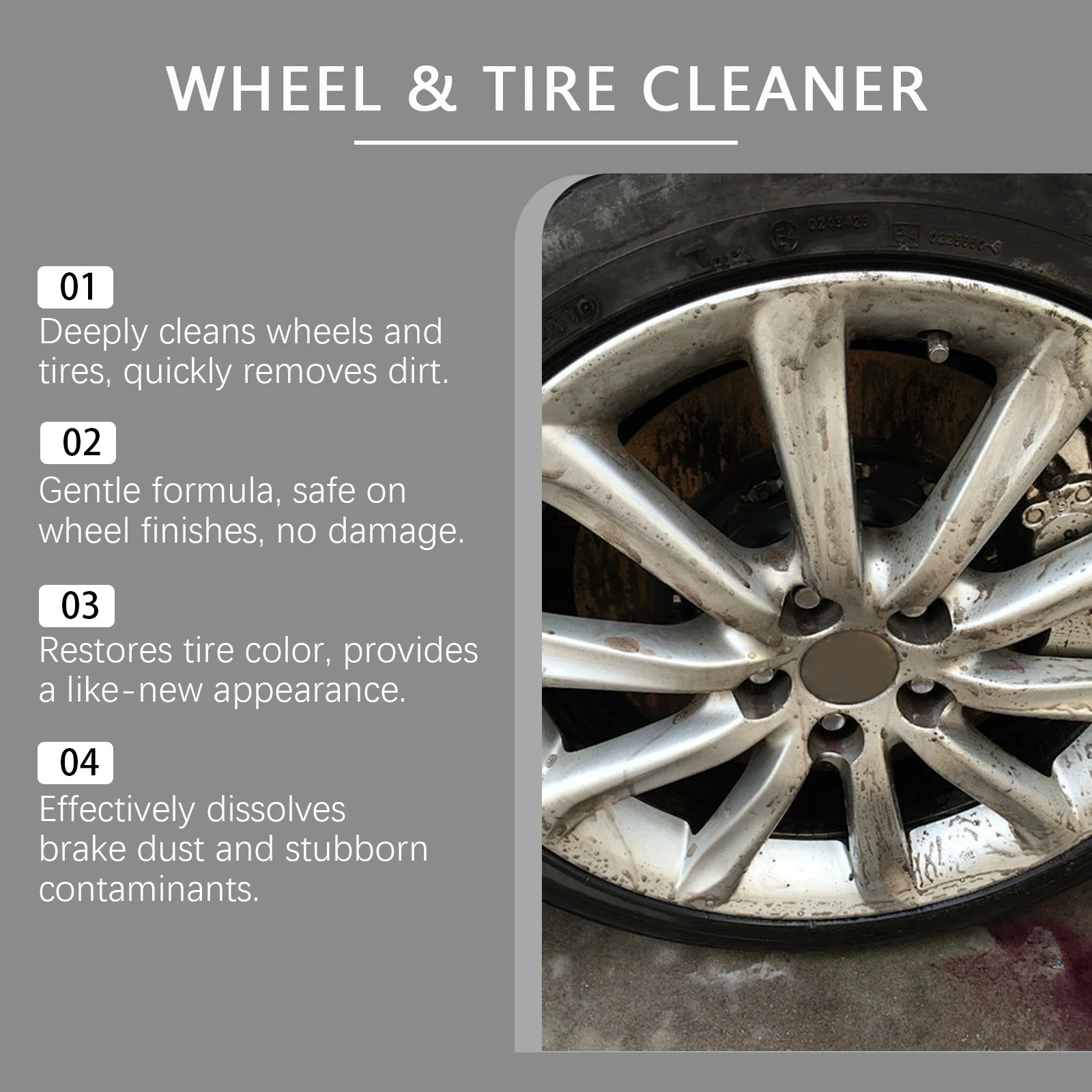 Professional Wheel Tire Cleane - Wheel Cleaner Alloy ulasan dan harga