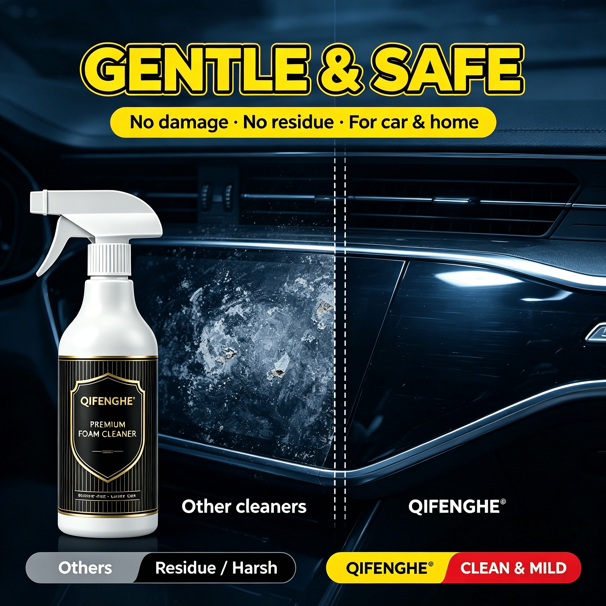 2-in-1 Foam Cleaner – Waterles - Seat Cleaner Fabric ulasan dan harga