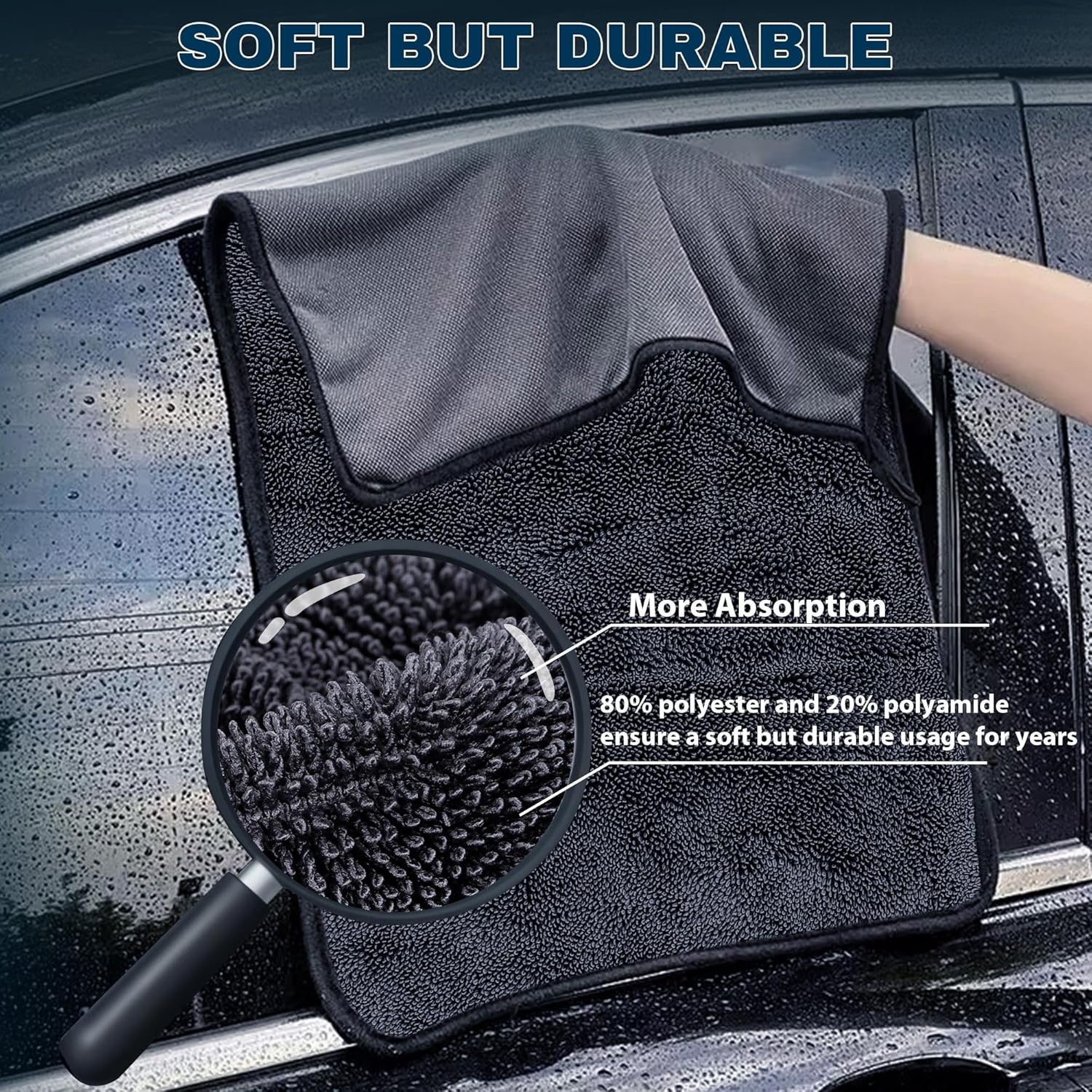 4PCS Microfiber Car Drying Tow - Microfiber Towel Detailing ulasan dan harga