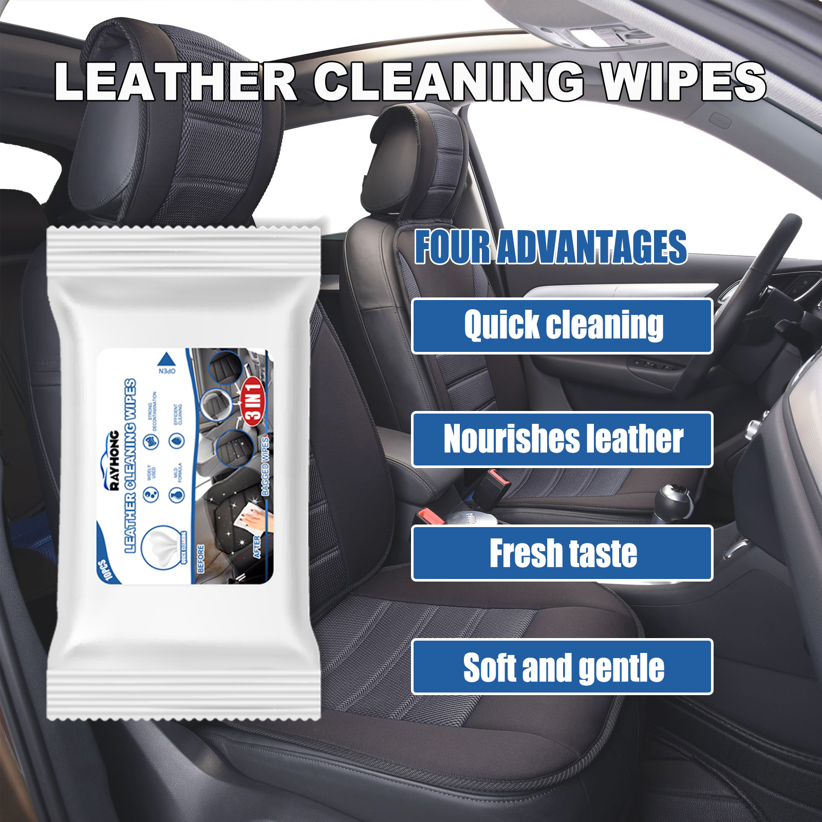 Rayhong Car Leather Cleaning W - Dirt Brush Interior ulasan dan harga