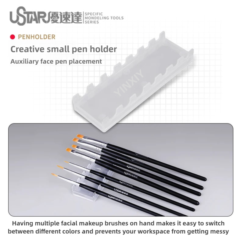 USTAR Painting Brush & Palette - Detailing Brush Set ulasan dan harga