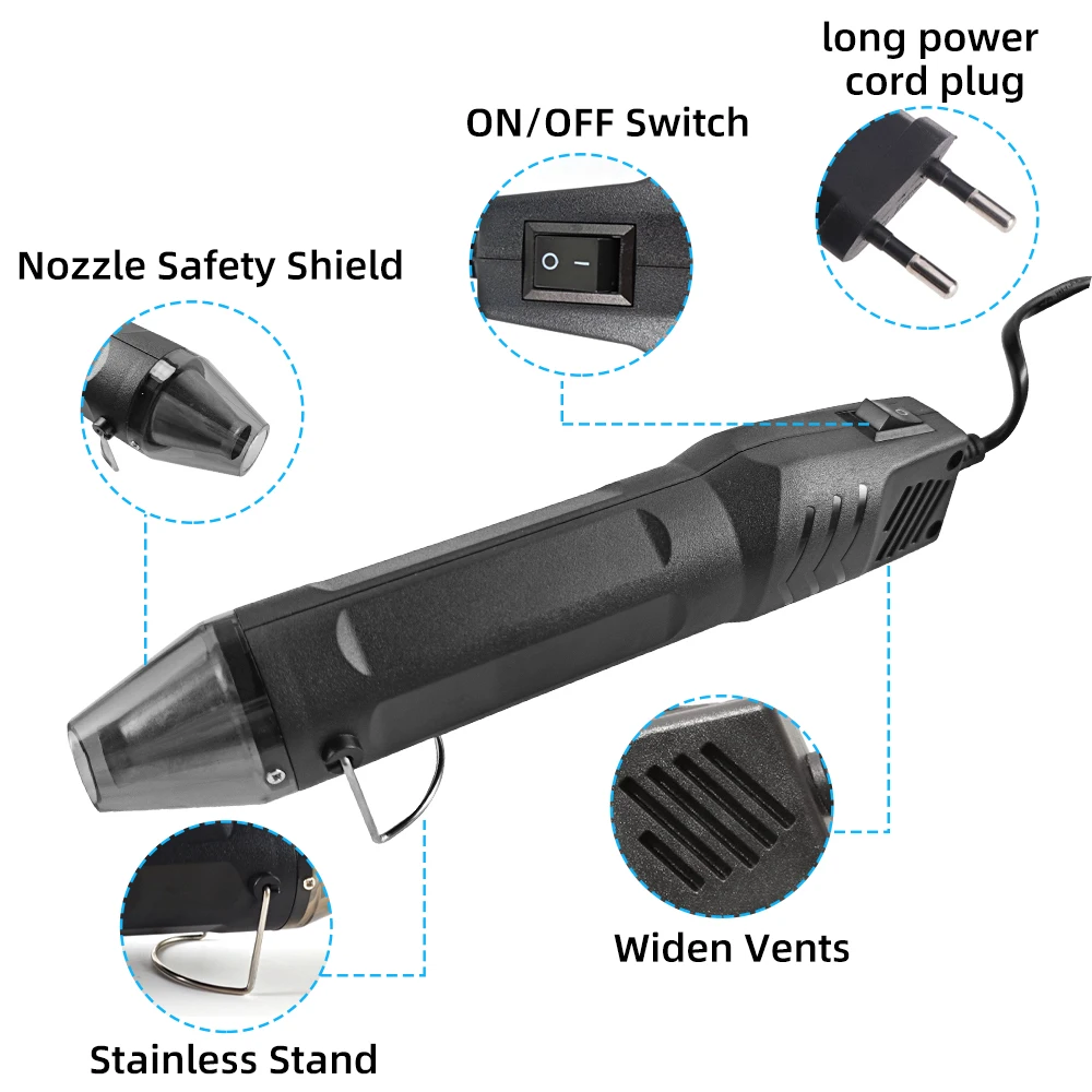 300W EU Hot Air Gun Soldering  - Dryer Car Blower ulasan dan harga
