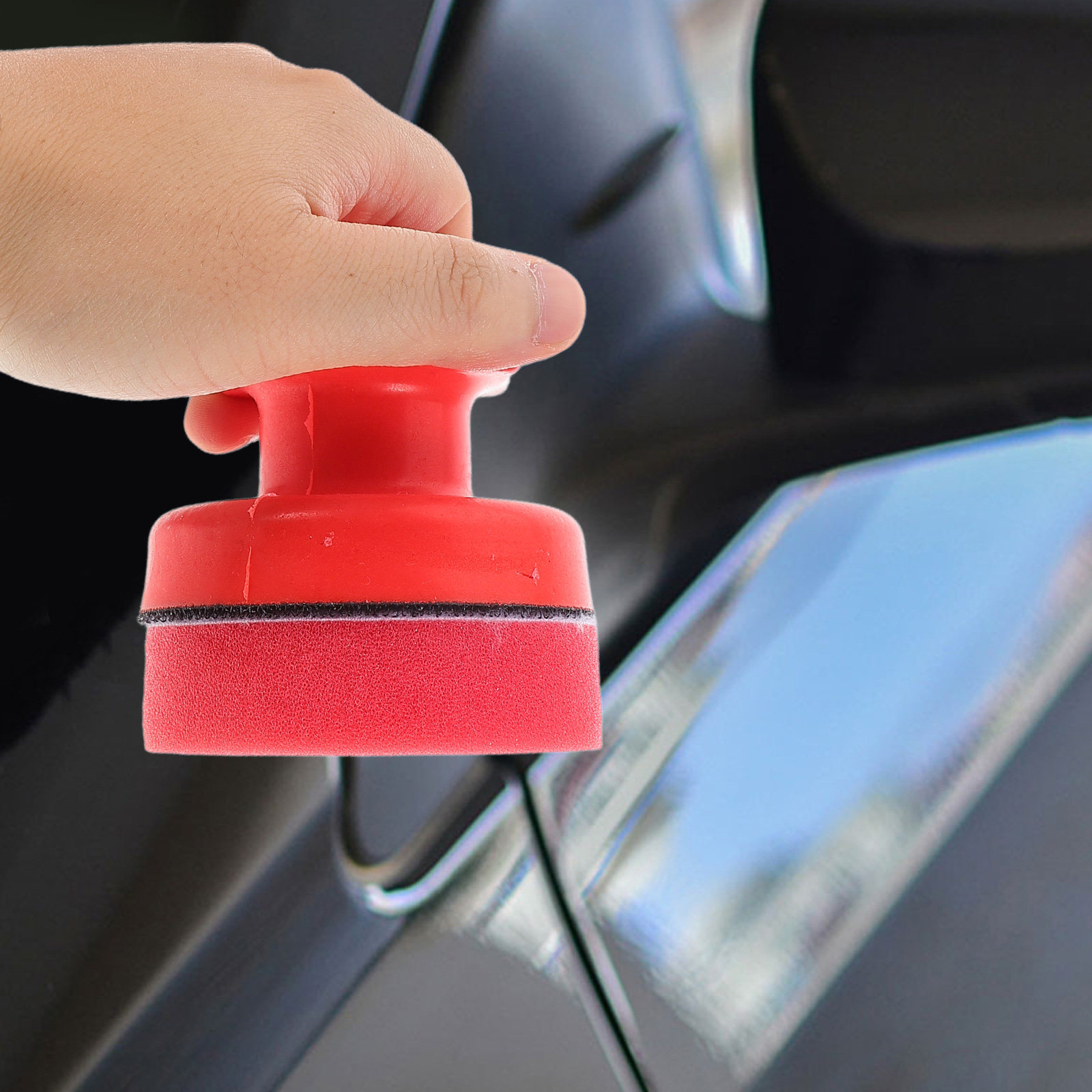 1Set Handheld Car Waxing Spong - Polish Pad Set Buffer ulasan dan harga