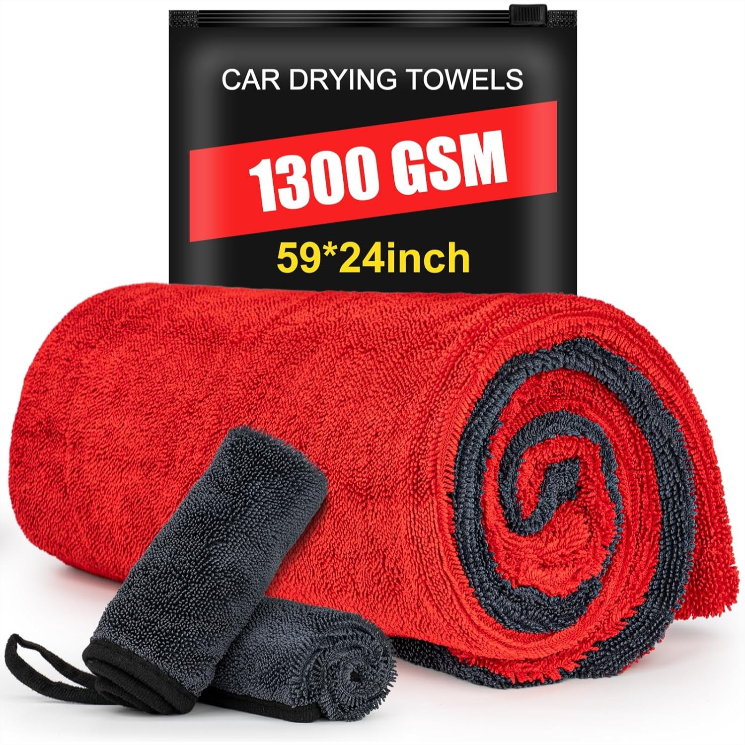 3-Pack Car Drying Towel Microf - Microfiber Towel Detailing ulasan dan harga