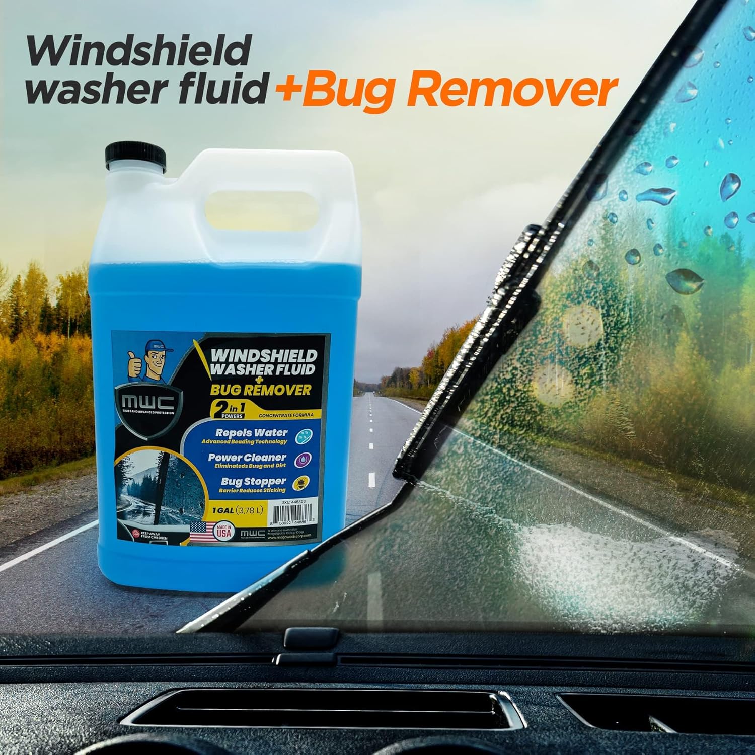 Windshield Washer Fluid, Ready - Glass Cleaner Streak ulasan dan harga