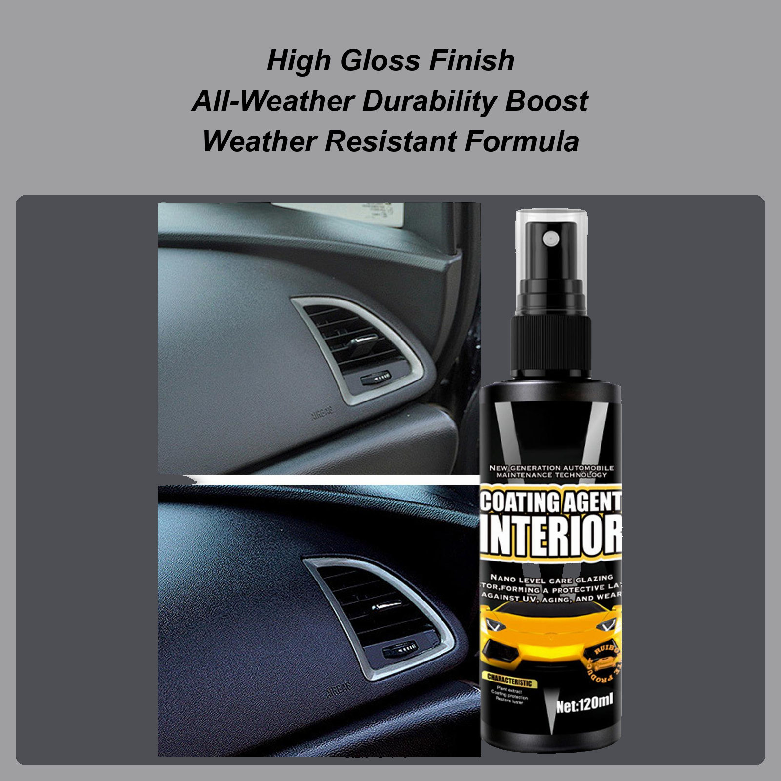 Interior Detailer Spray 120ml  - Seat Cleaner Fabric ulasan dan harga