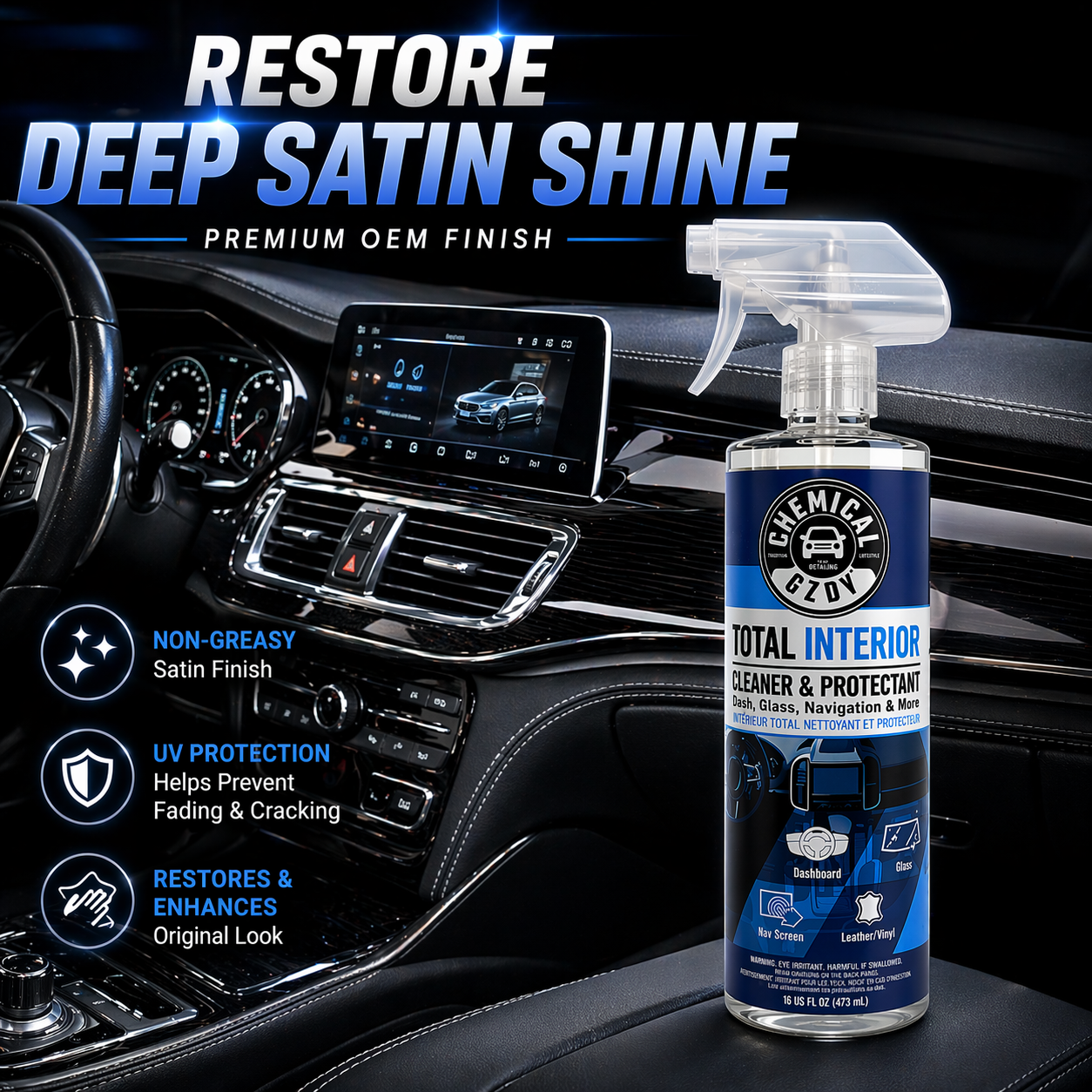 Total Interior Cleaner 473ml – - Leather Cleaner Interior ulasan dan harga