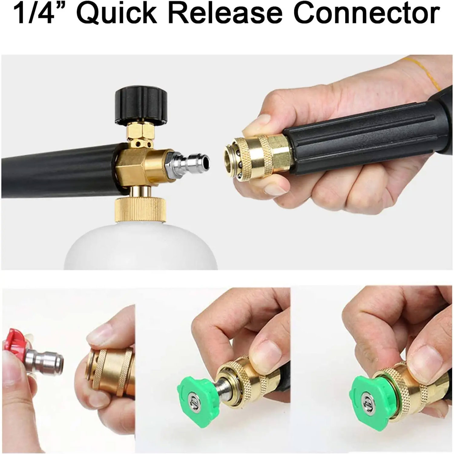Snow Foam Cannon with 1/4 Inch - Pressure Washer Foam Gun ulasan dan harga