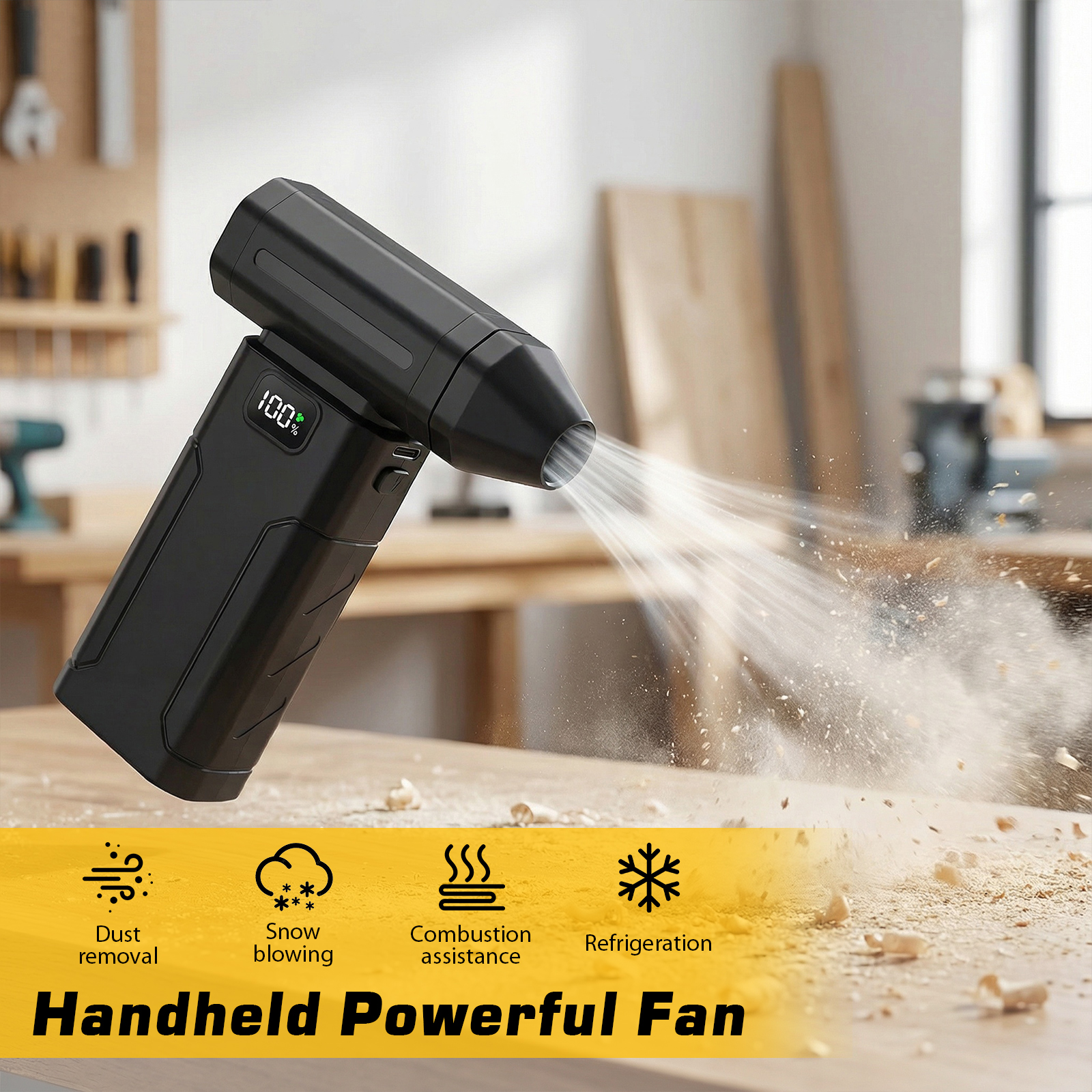 Powerful Air Blower 5-Speed Ha - Dryer Car Blower ulasan dan harga