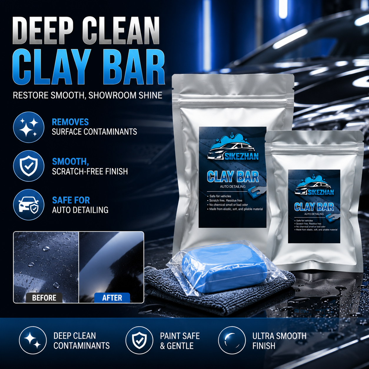 SIKEZHAN Magic Car Clay Bar fo - Clay Bar Lubricant ulasan dan harga