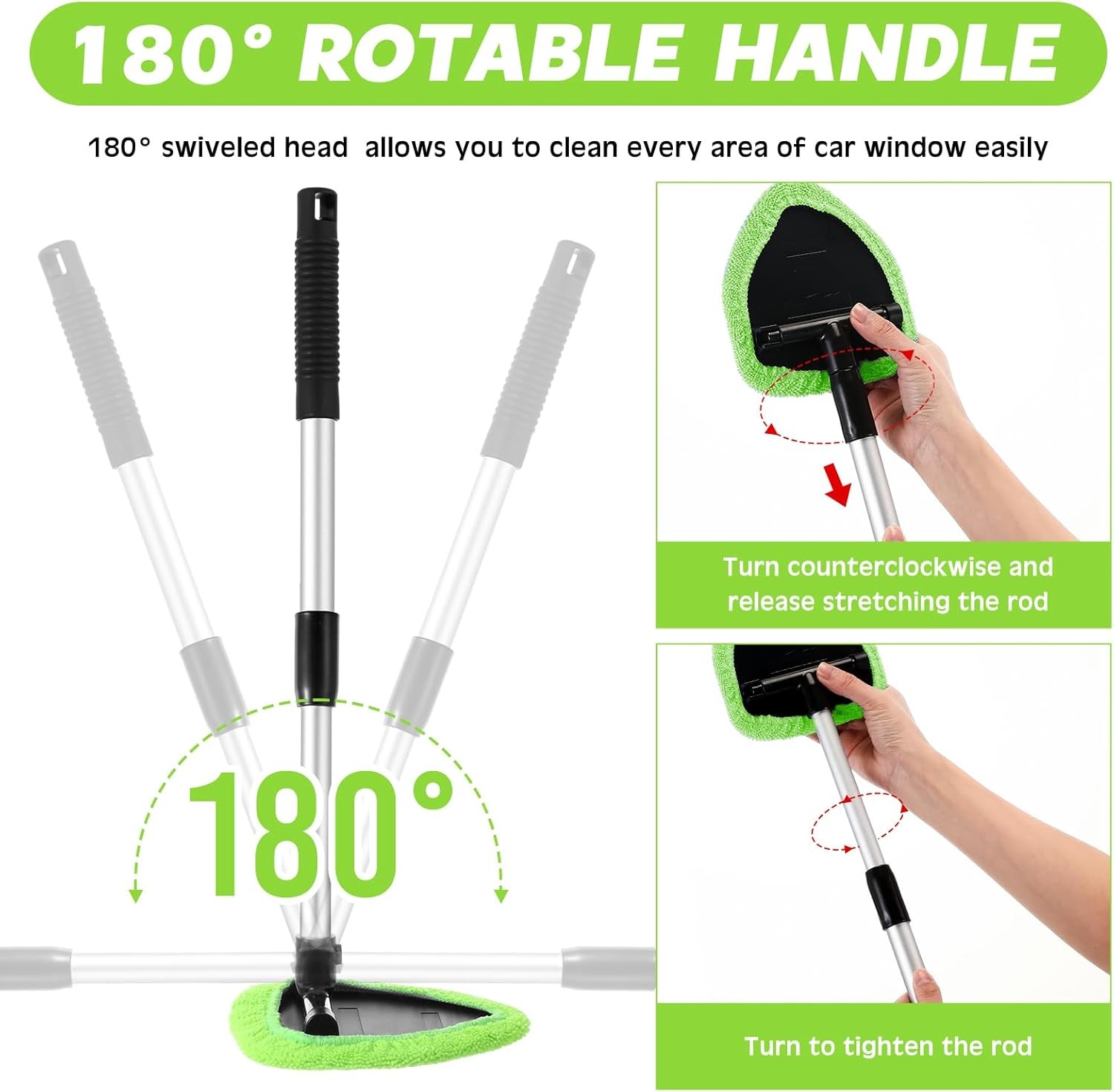 Windshield Cleaning Tool, Exte - Microfiber Towel Detailing ulasan dan harga