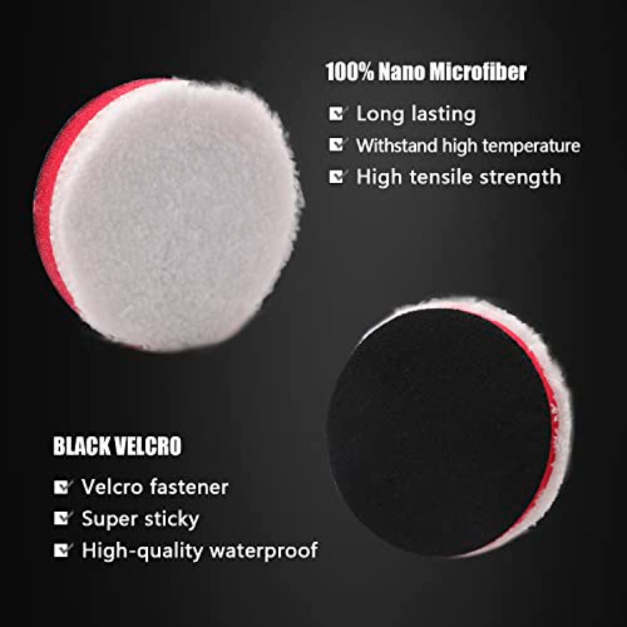 20pcs 3inch 80mm Car Foam Poli - Car Cleaning Brush ulasan dan harga