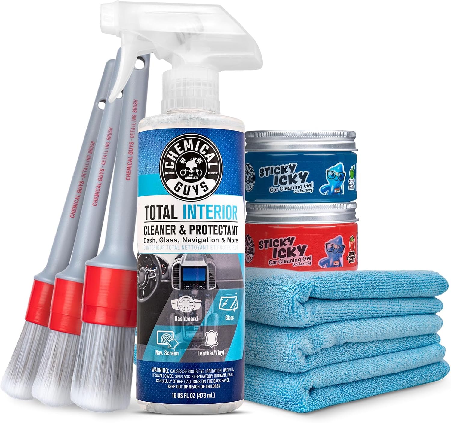 Car Cleaning Kit Interior 9-Pi - Interior Detailing Kit ulasan dan harga